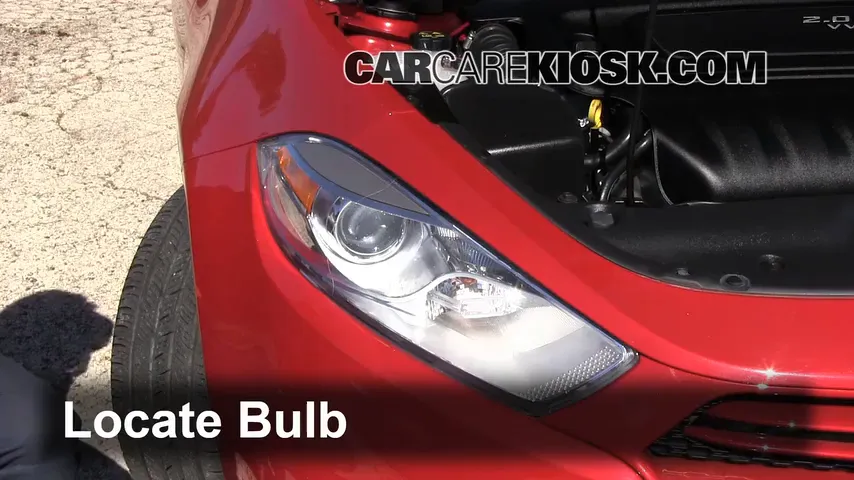 2013 Dodge Dart SXT 2.0L 4 Cyl. Lights Turn Signal - Front (replace bulb)